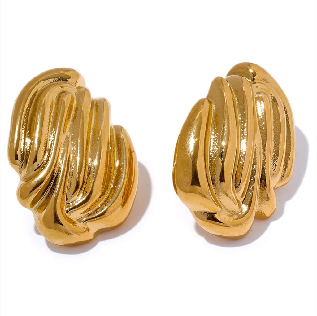 SCHIFFER | 18K gold plated earrings