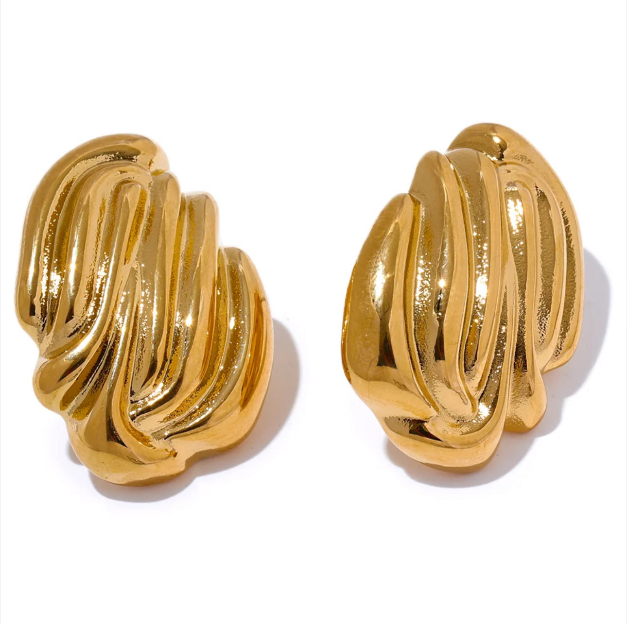SCHIFFER | 18K gold plated earrings