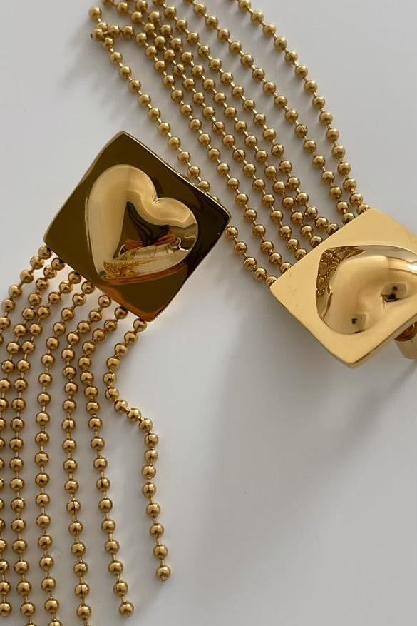 EVANGELISTA | 18k gold plated earrings