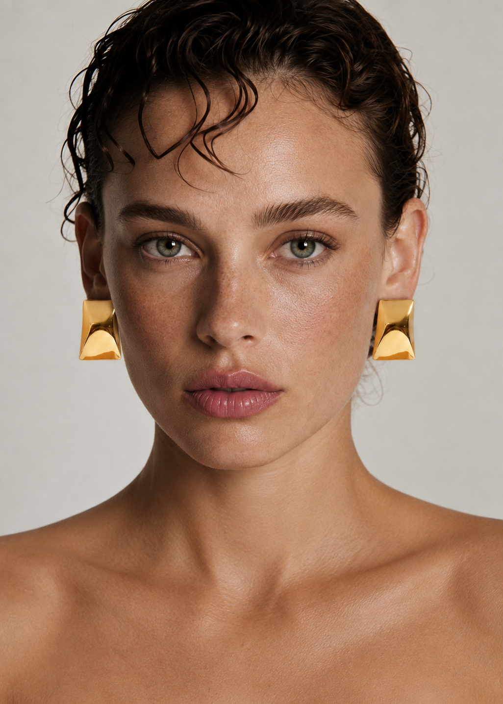 DIANA | 18K gold plated earrings