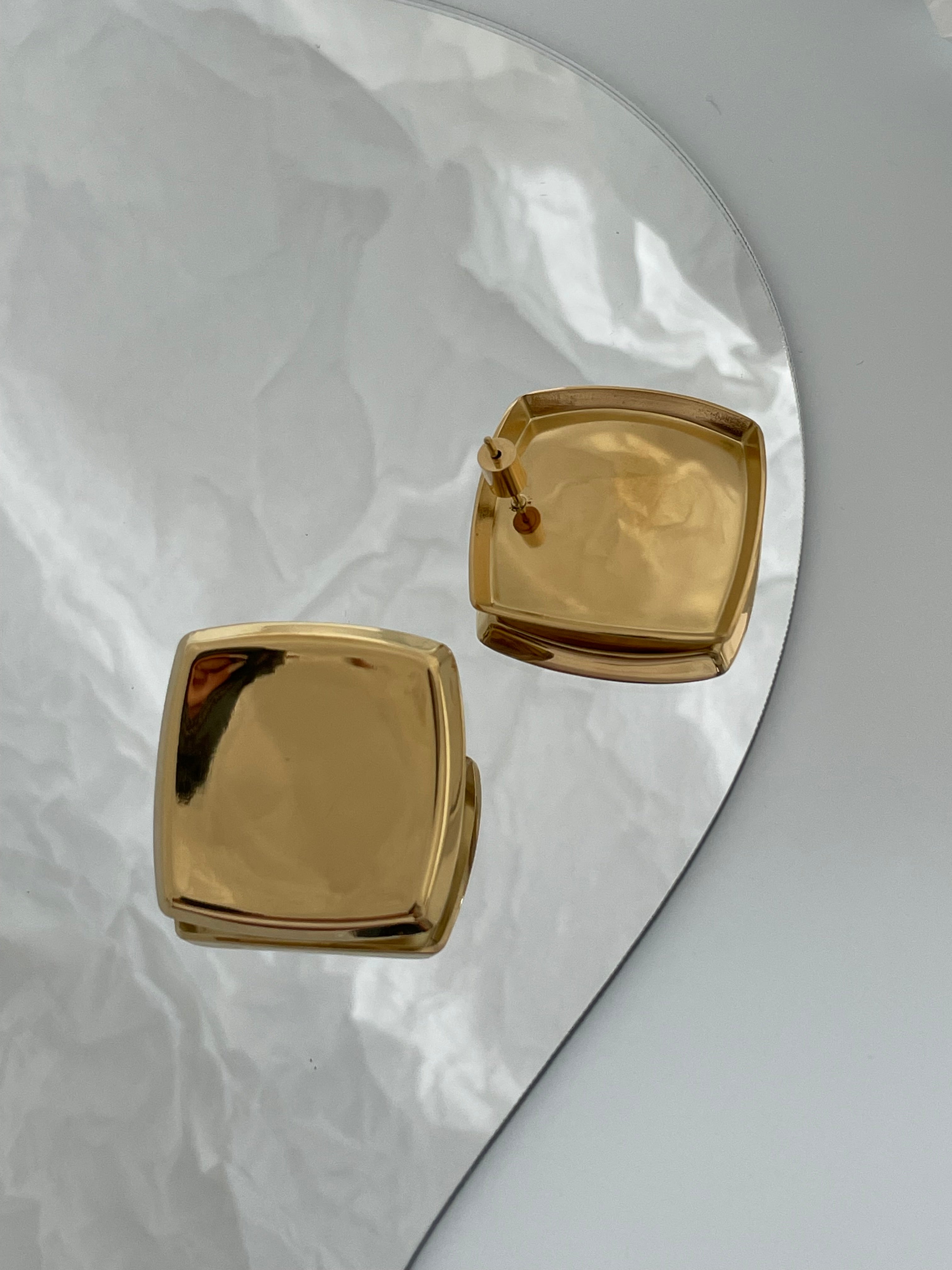 TURLINGTON | 18K gold plated earrings