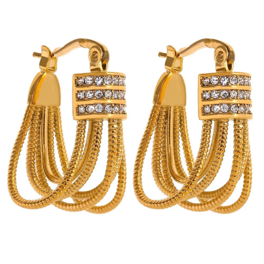 BAILAR | 18K gold plated earrings