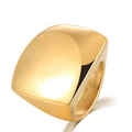 POINT PIPER |  18K gold plated ring