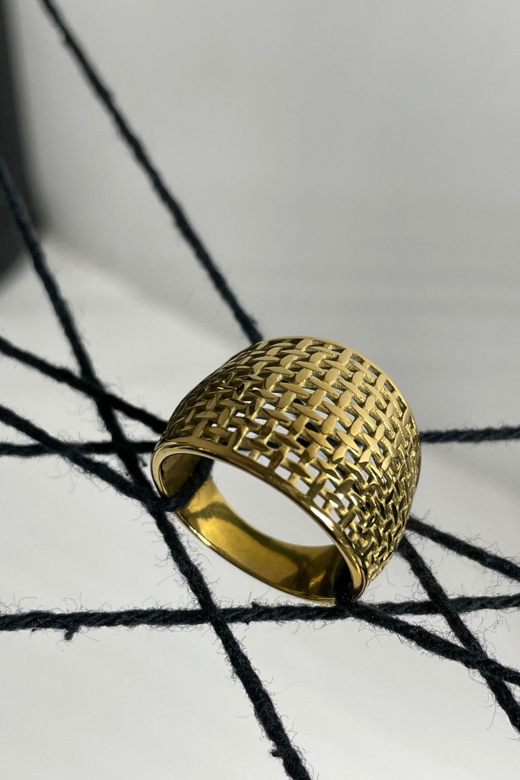 BRONTE |  18K gold plated ring