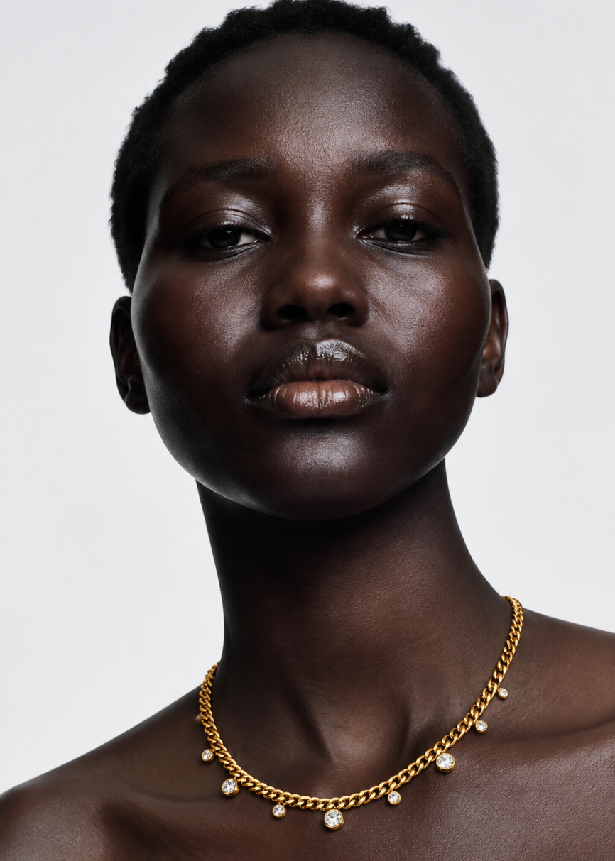 CROWN | 18K gold plated necklace
