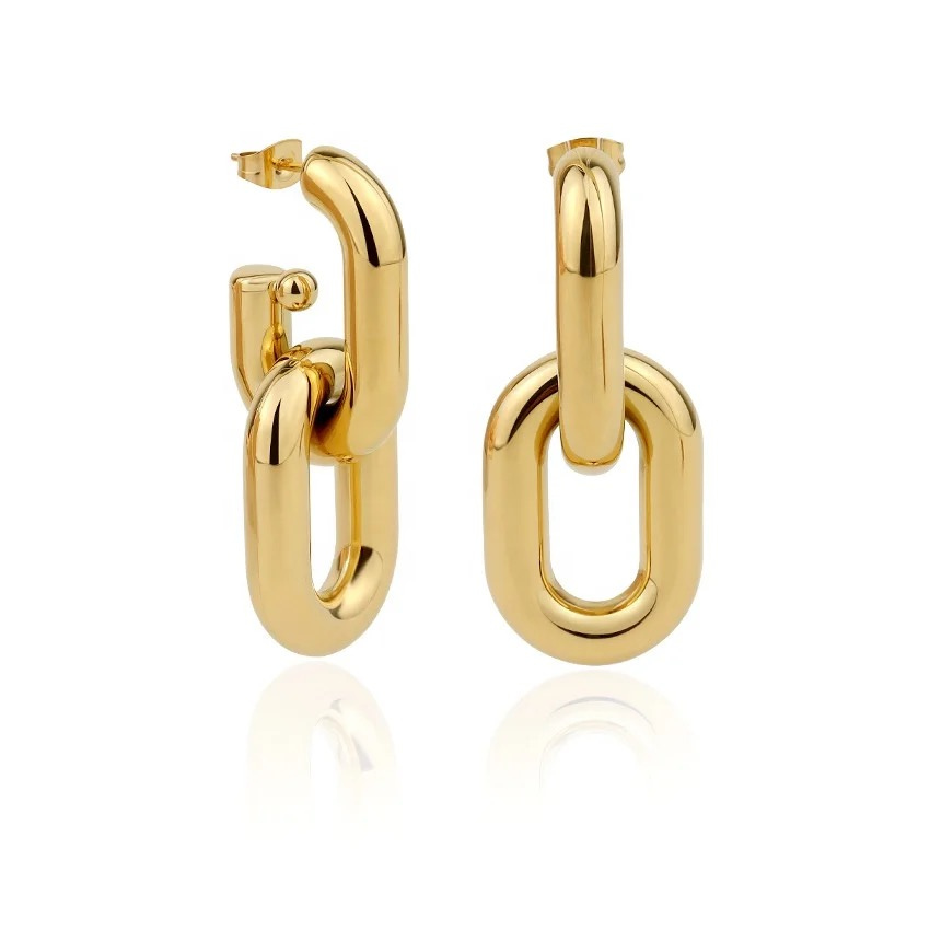 GABRIELA | 18K gold plated earrings