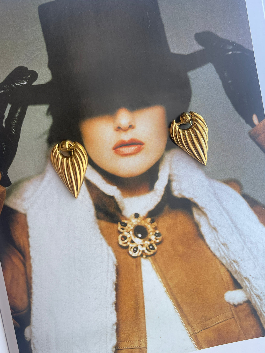 COVINGTON | 18K gold plated earrings