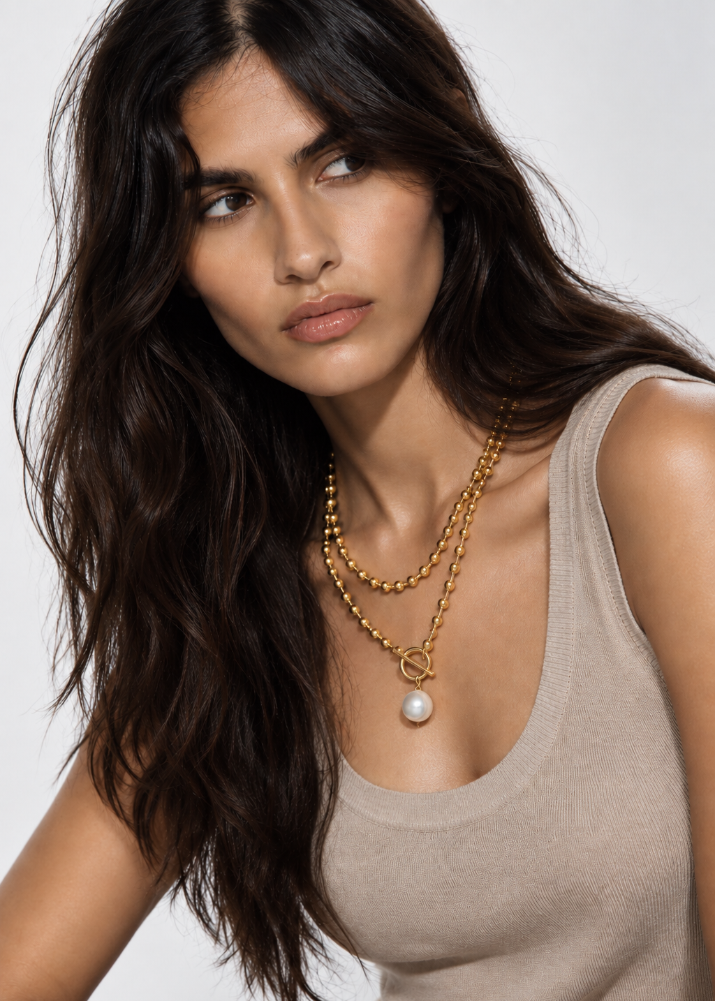 ISLA | Collar bañado en oro de 18K