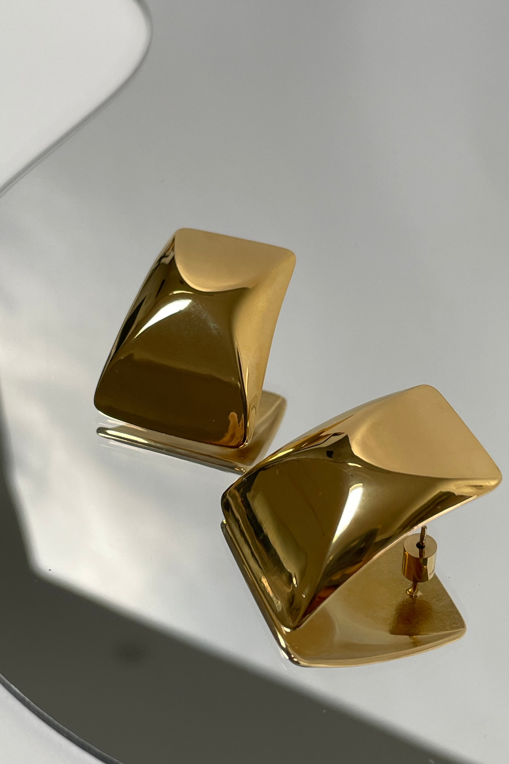 DIANA | 18K gold plated earrings