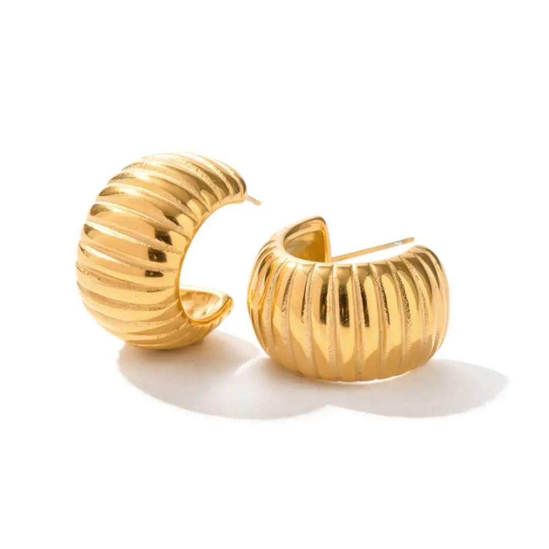 MONROE | 18K gold plated earrings