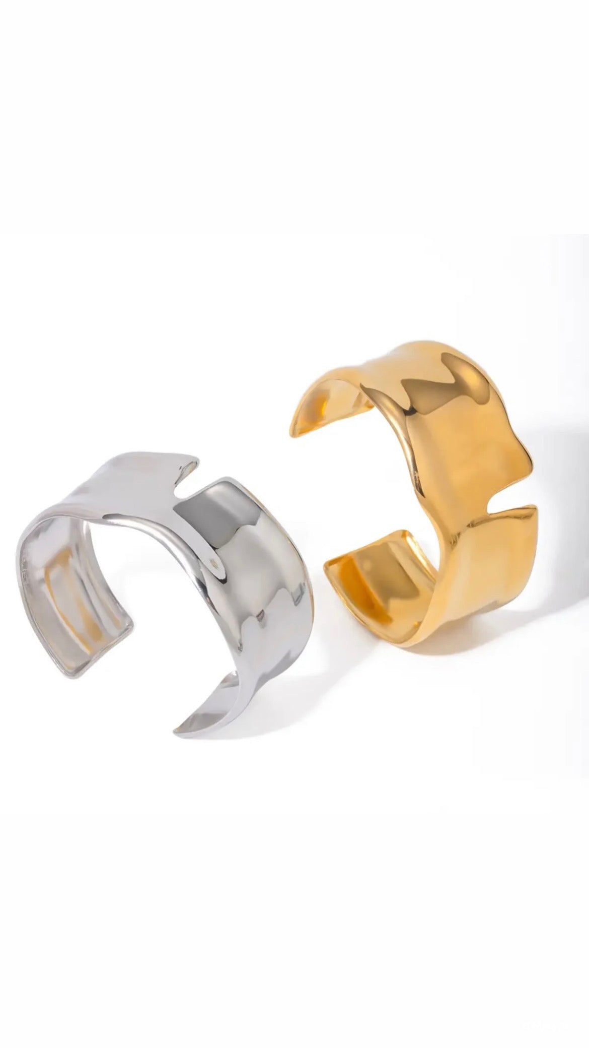 WHISPERS OF GIVERNY | 18K gold plated cuff