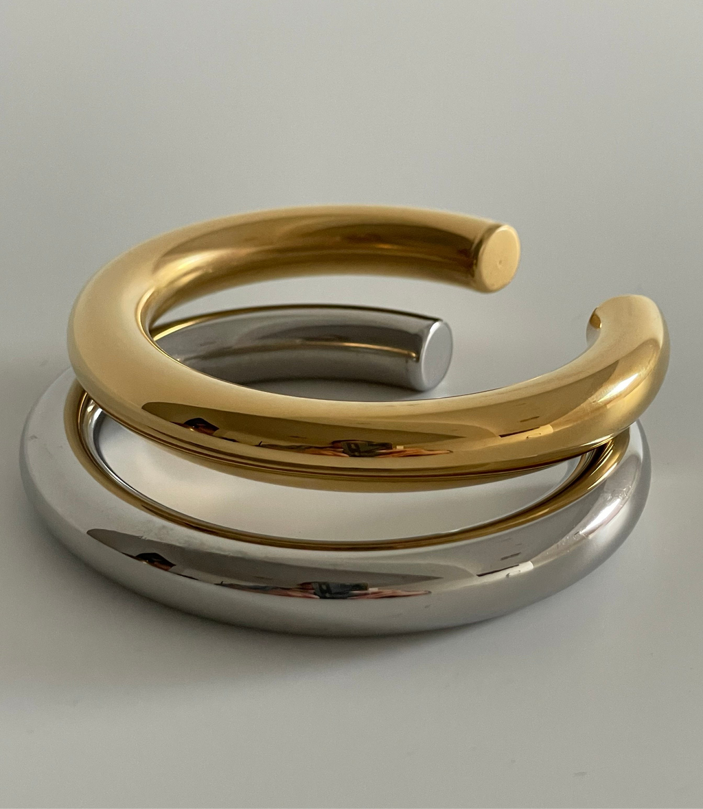 FRANKLIN | 18K gold plated cuff