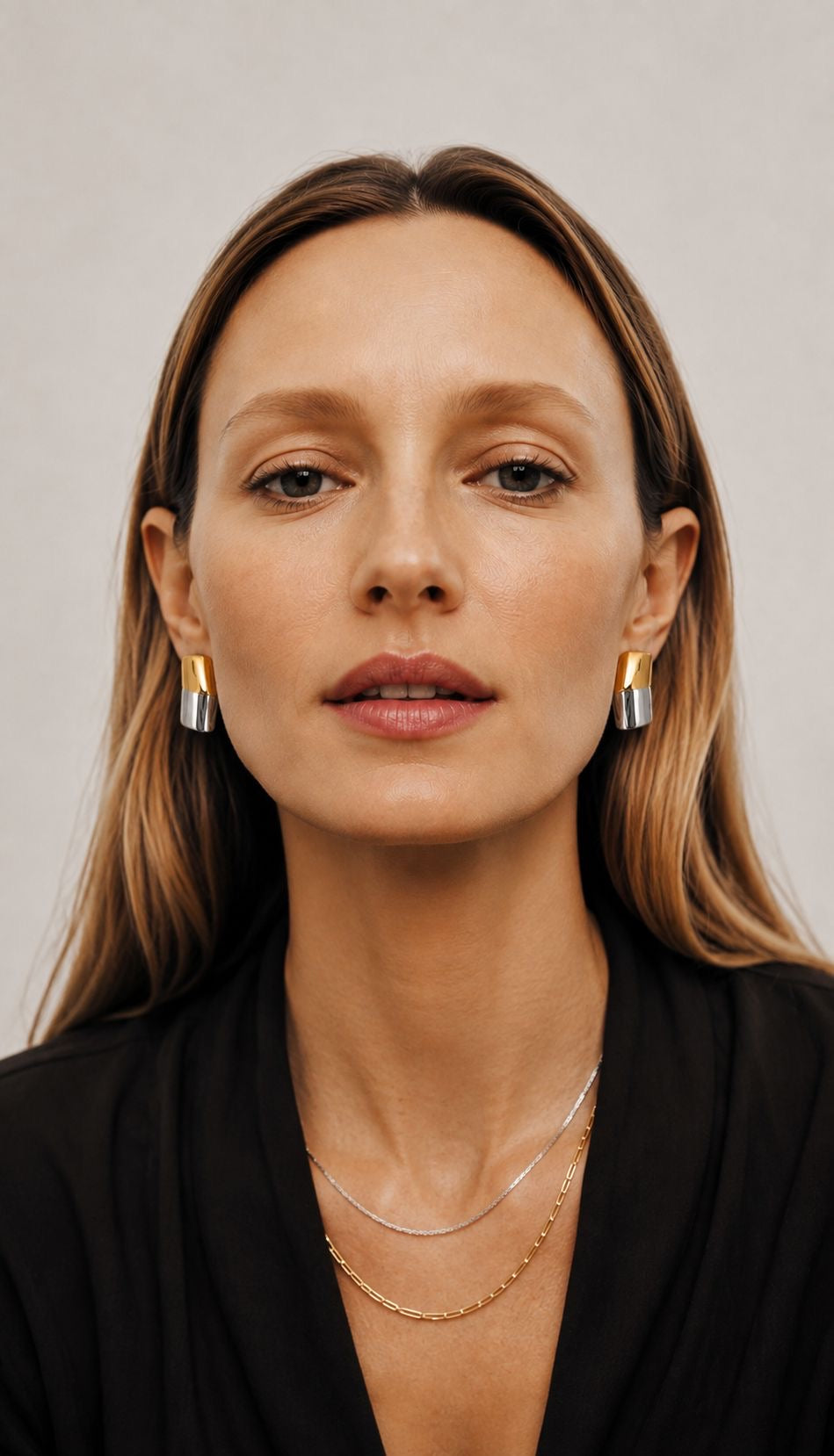 GIVERNY GLOW | 18K two-toned earrings