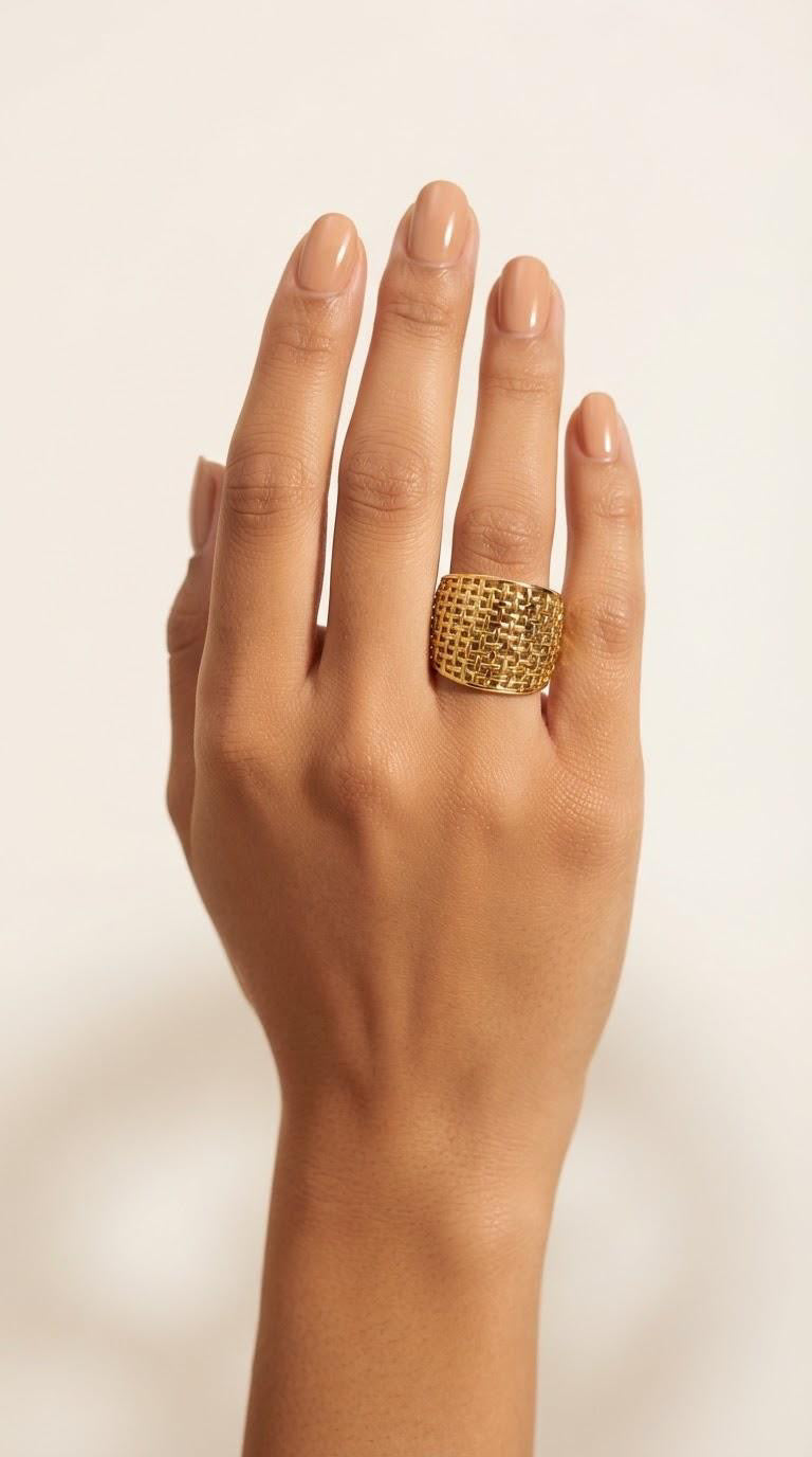BRONTE |  18K gold plated ring