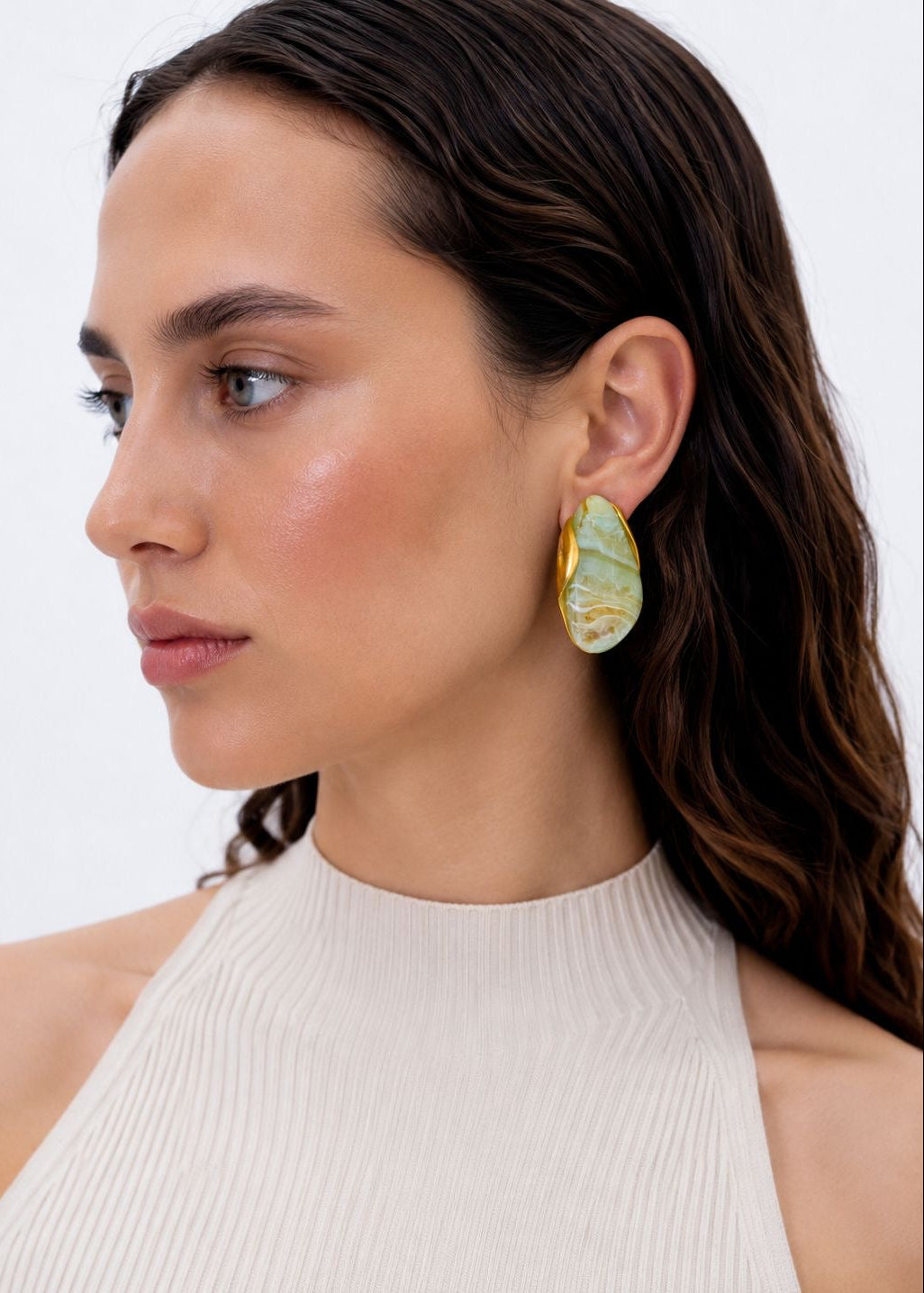 POSITANO | 18K Resin earrings