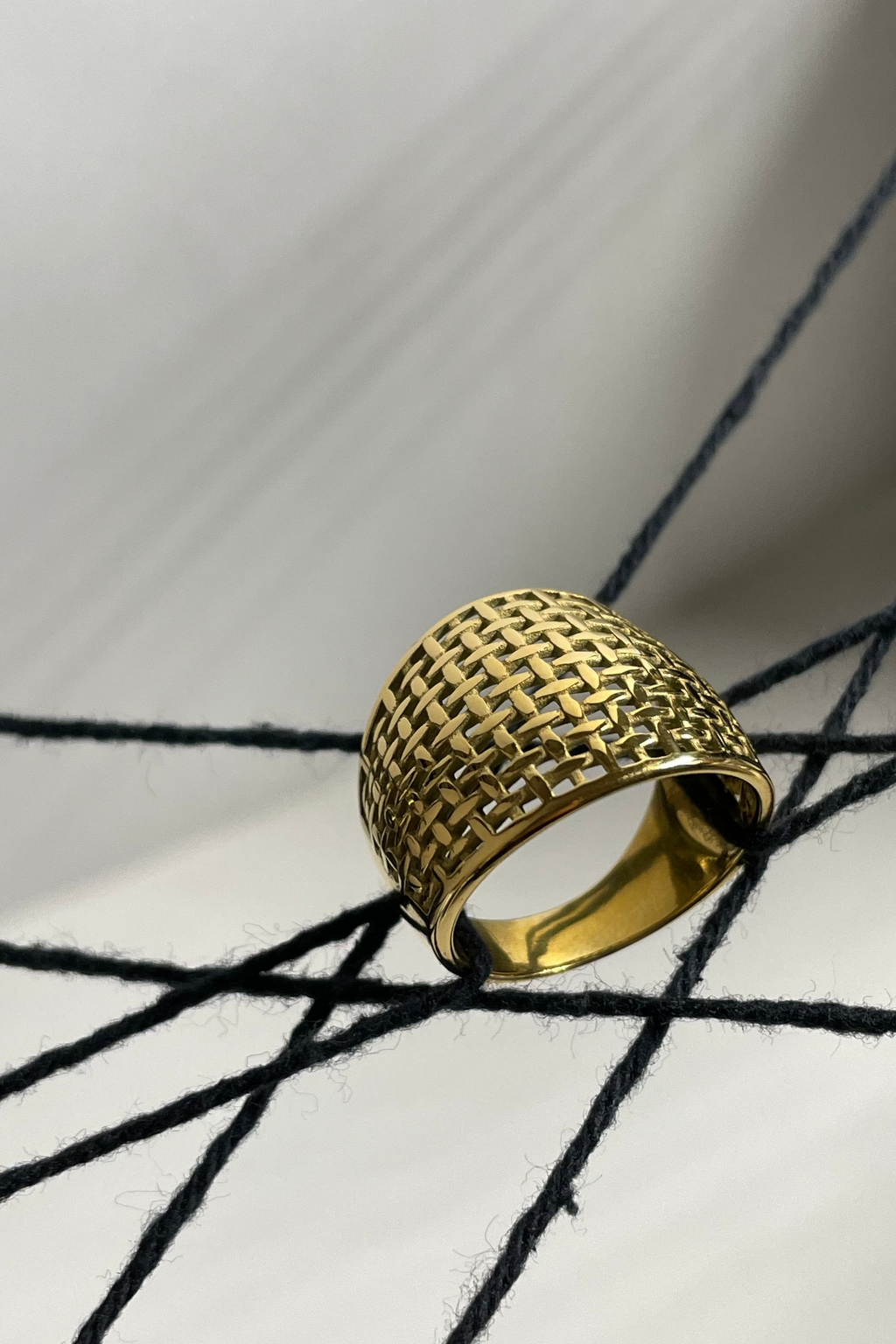 BRONTE |  18K gold plated ring