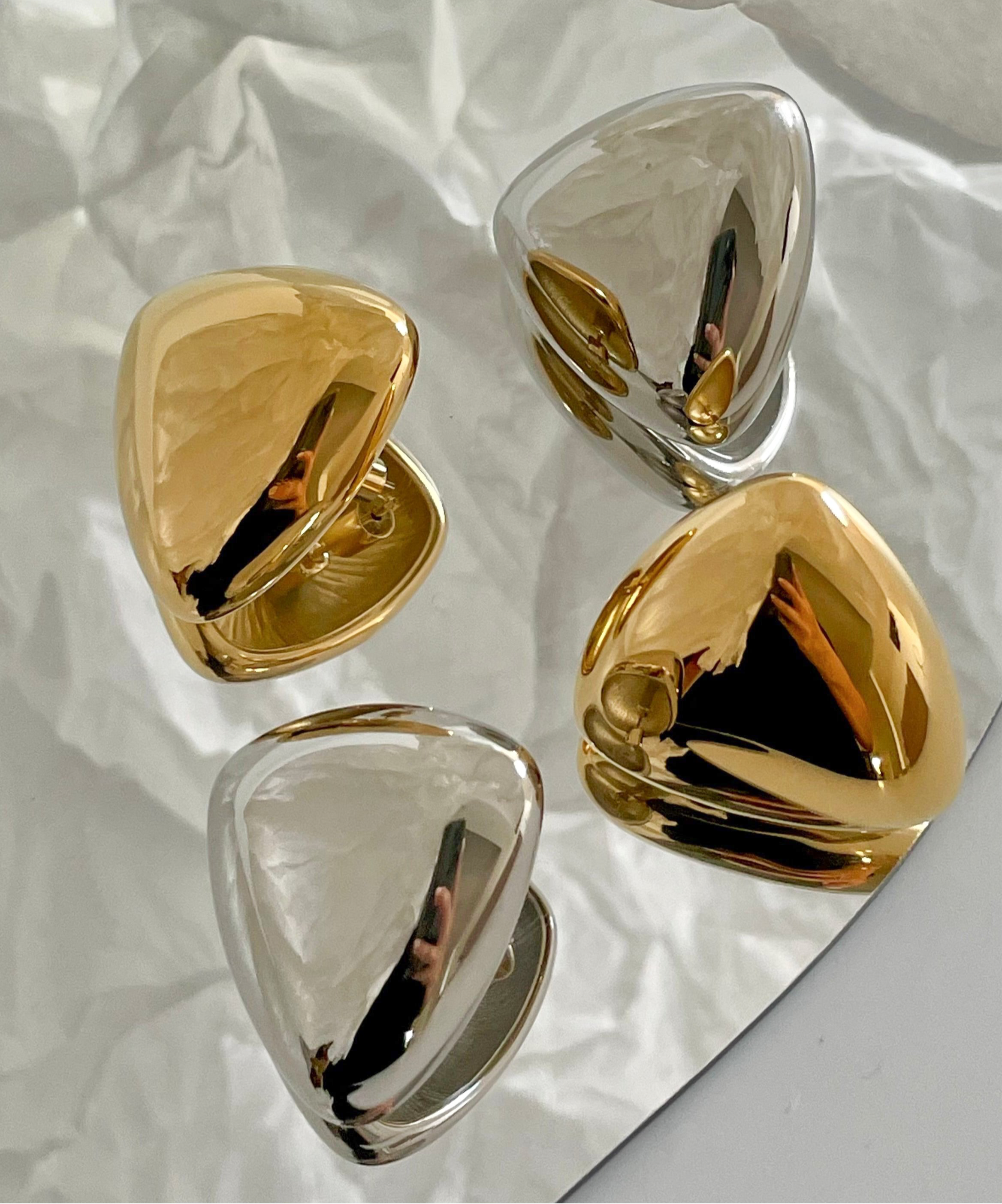 CRAWFORD | 18K gold plated earrings