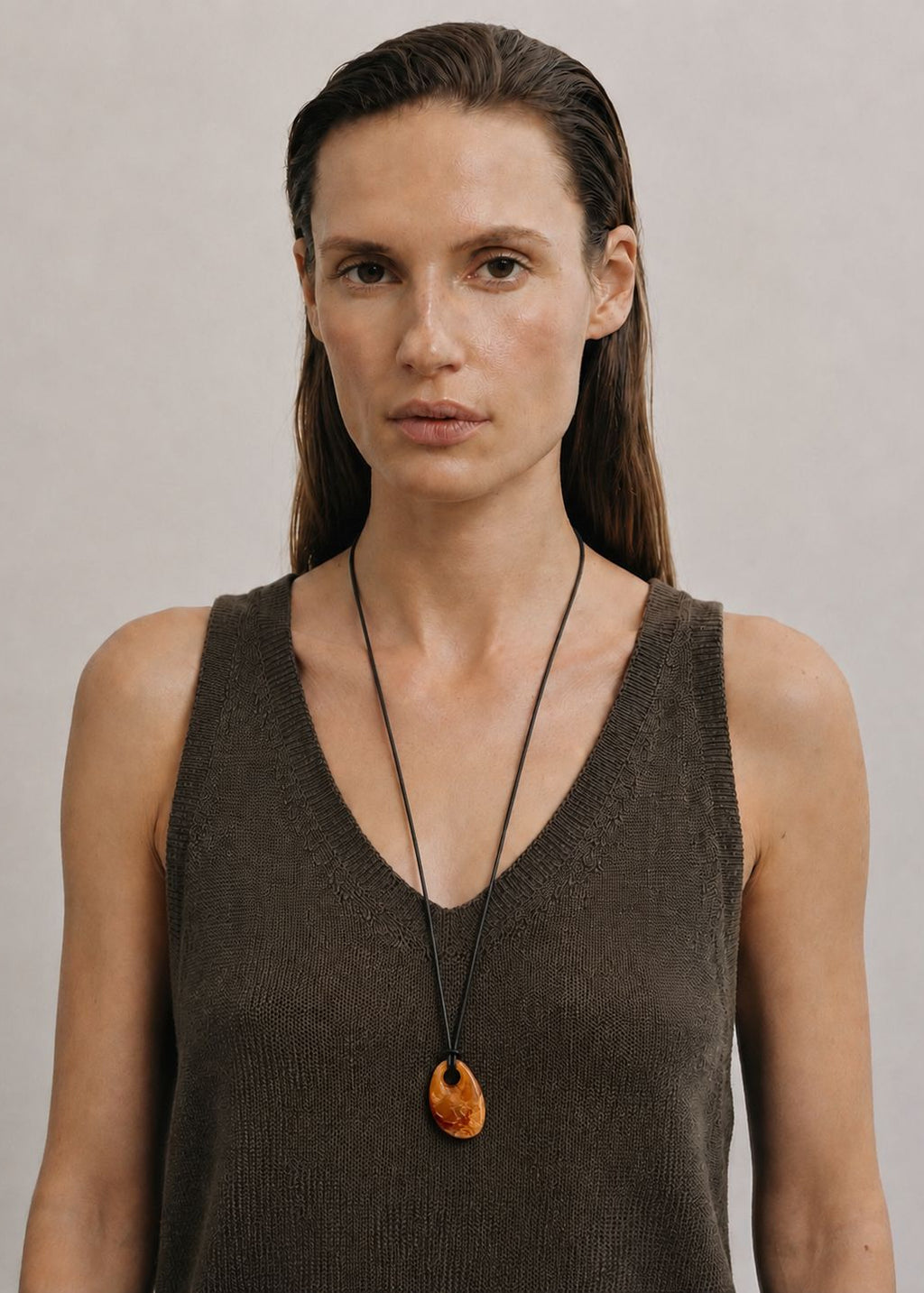 TOSCANO | Resin cord necklace