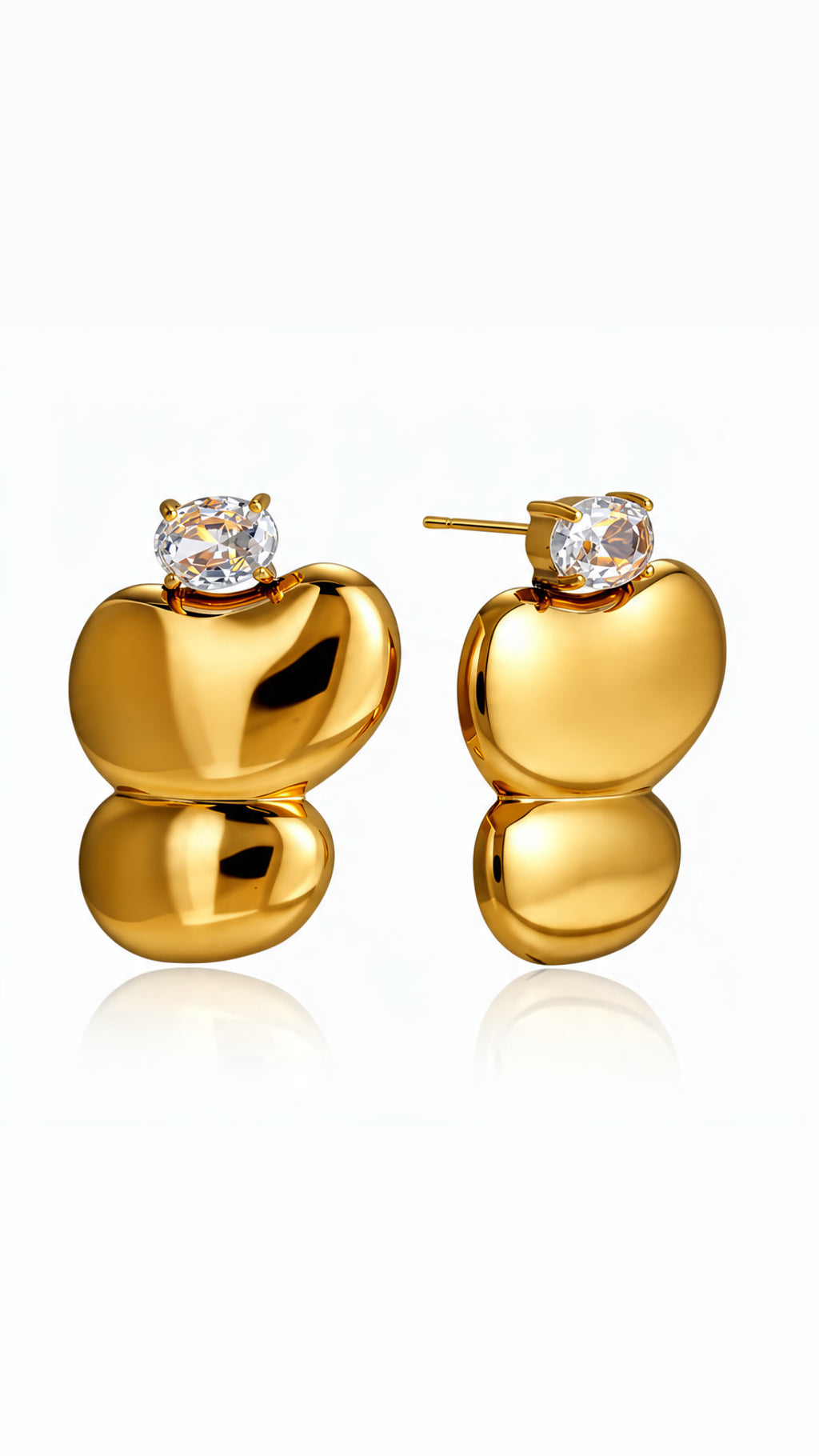 MUSE | 18k gold plated earrings