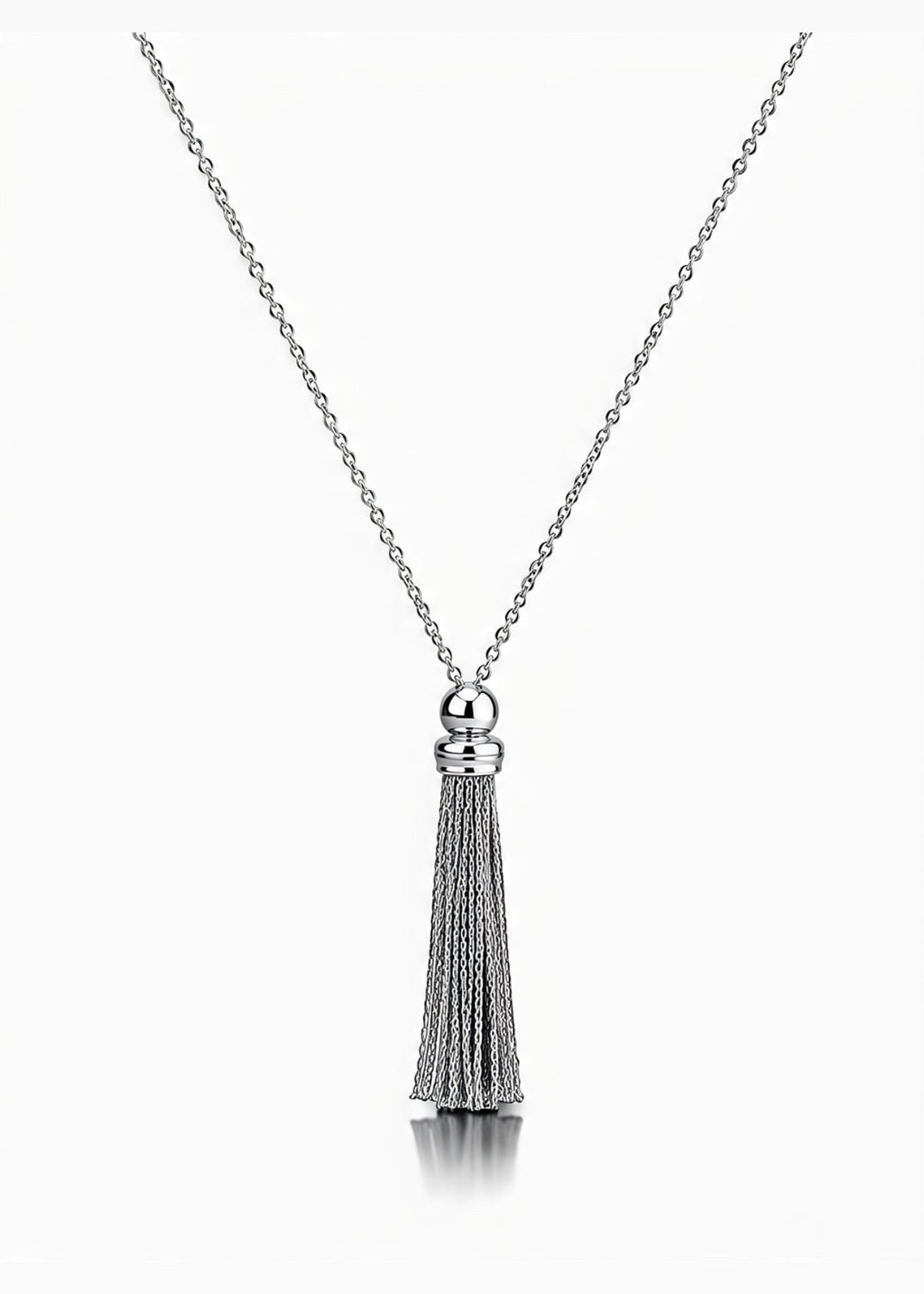 MENORCA | Titanium tassle necklace