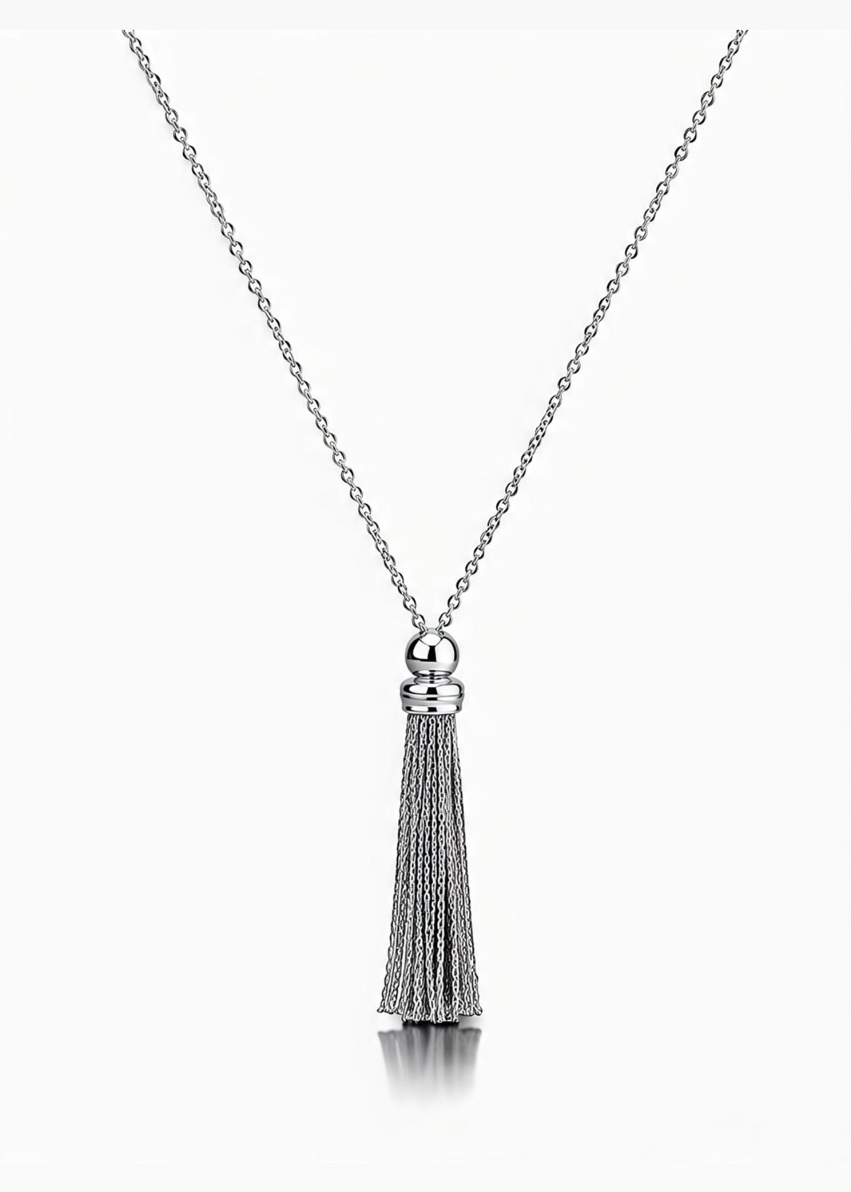 MENORCA | Titanium tassle necklace