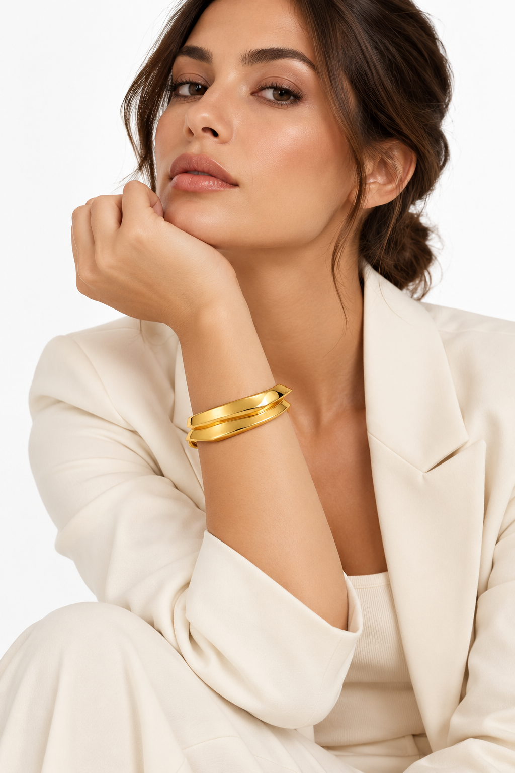 GRAZIA | 18k gold plated cuff