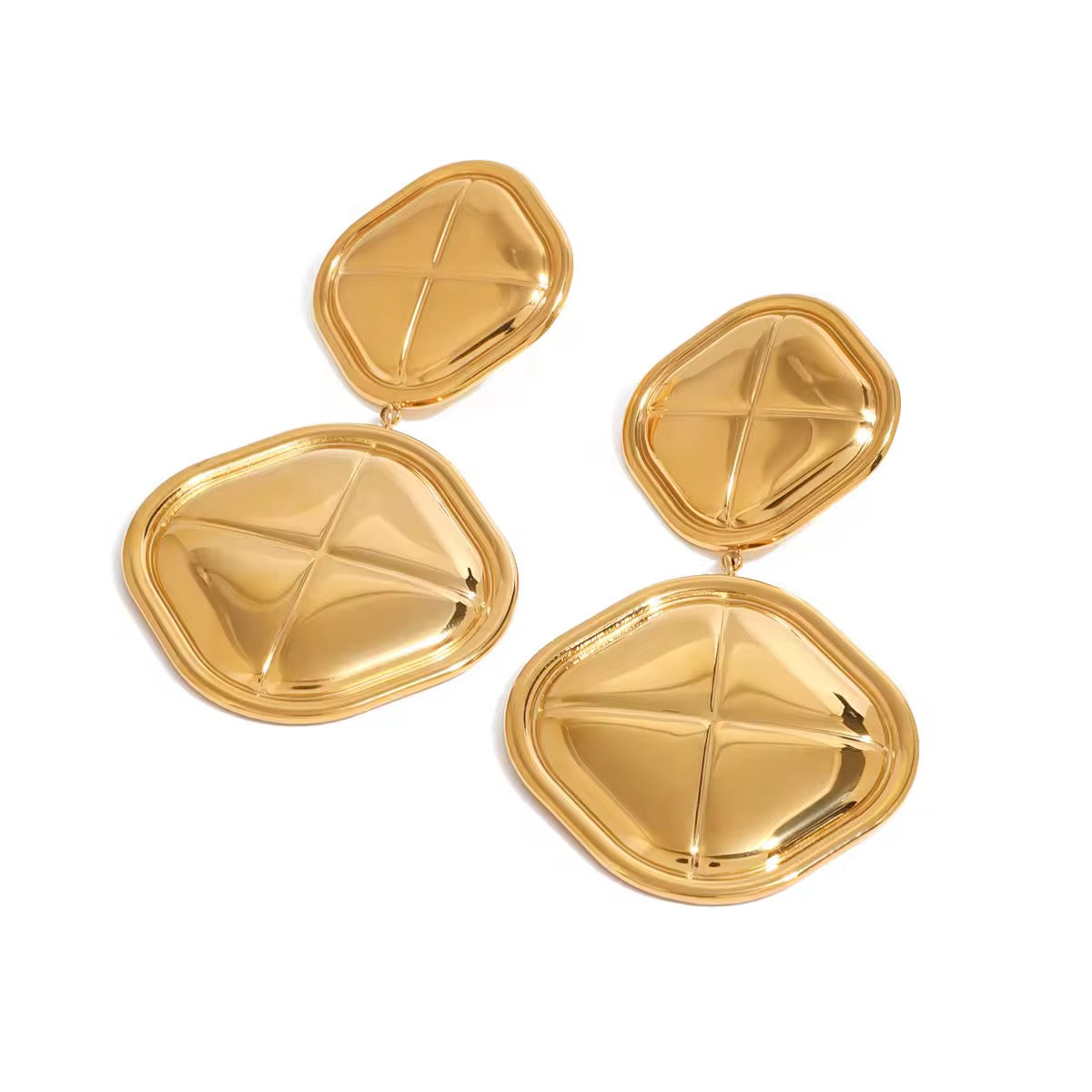 VICTORIA | 18K gold plated earrings