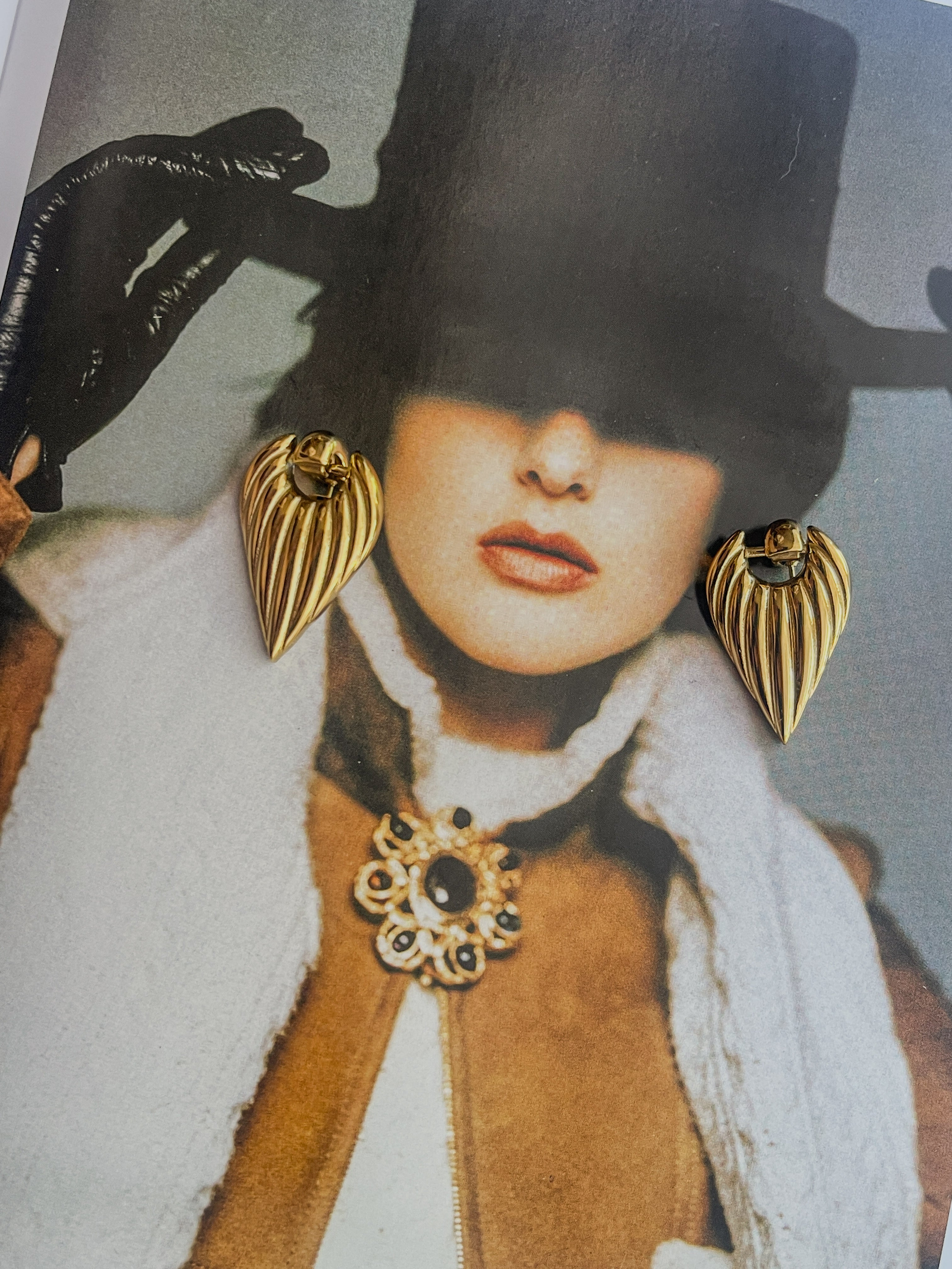 COVINGTON | 18K gold plated earrings