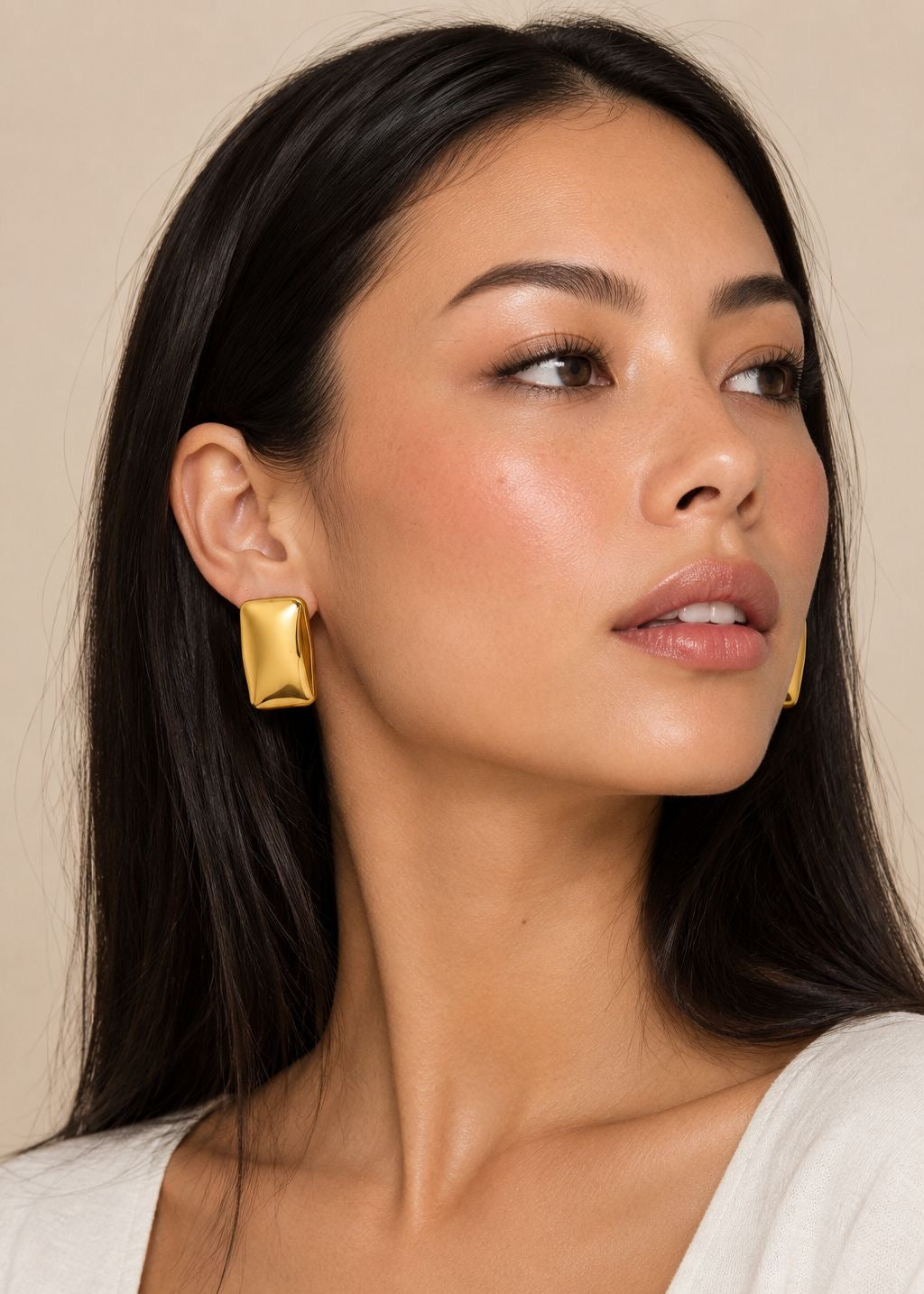 THATCHER | 18K gold plated earrings