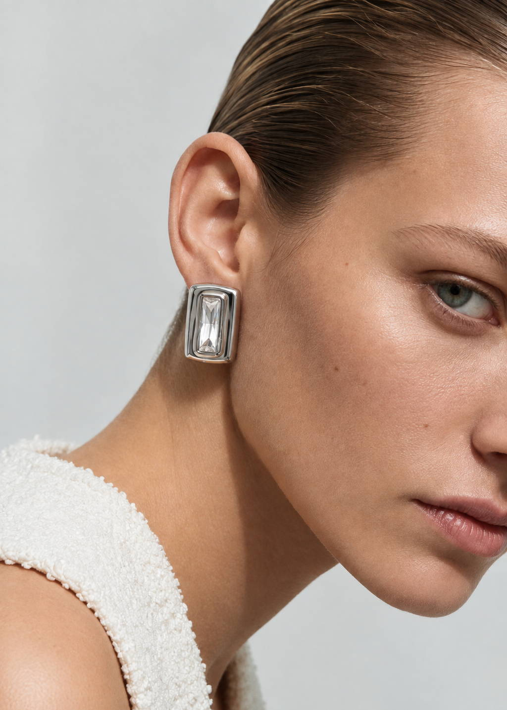 Prive Gunmetal | 18K gold plated earrings
