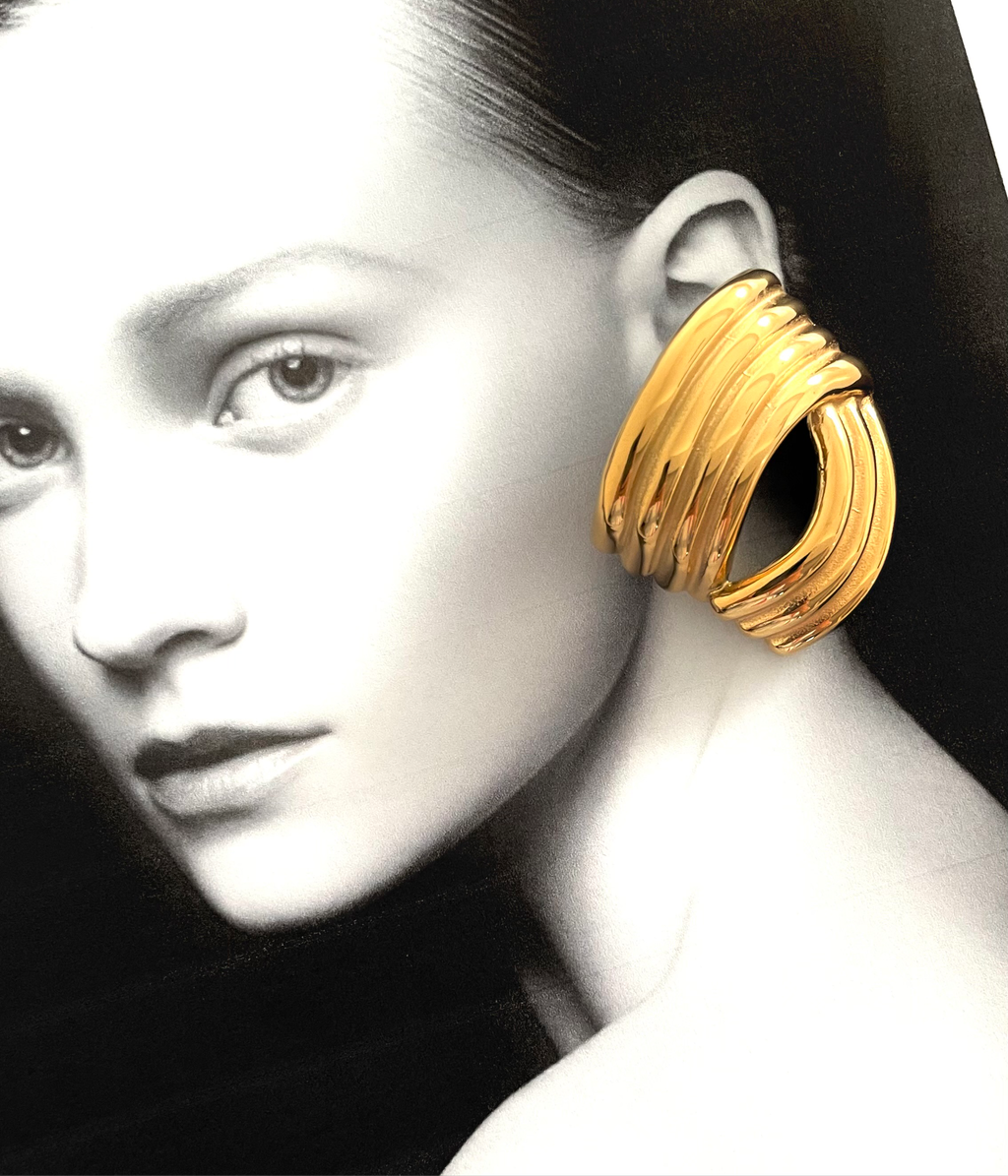 CLAUDE | 18K gold plated earrings