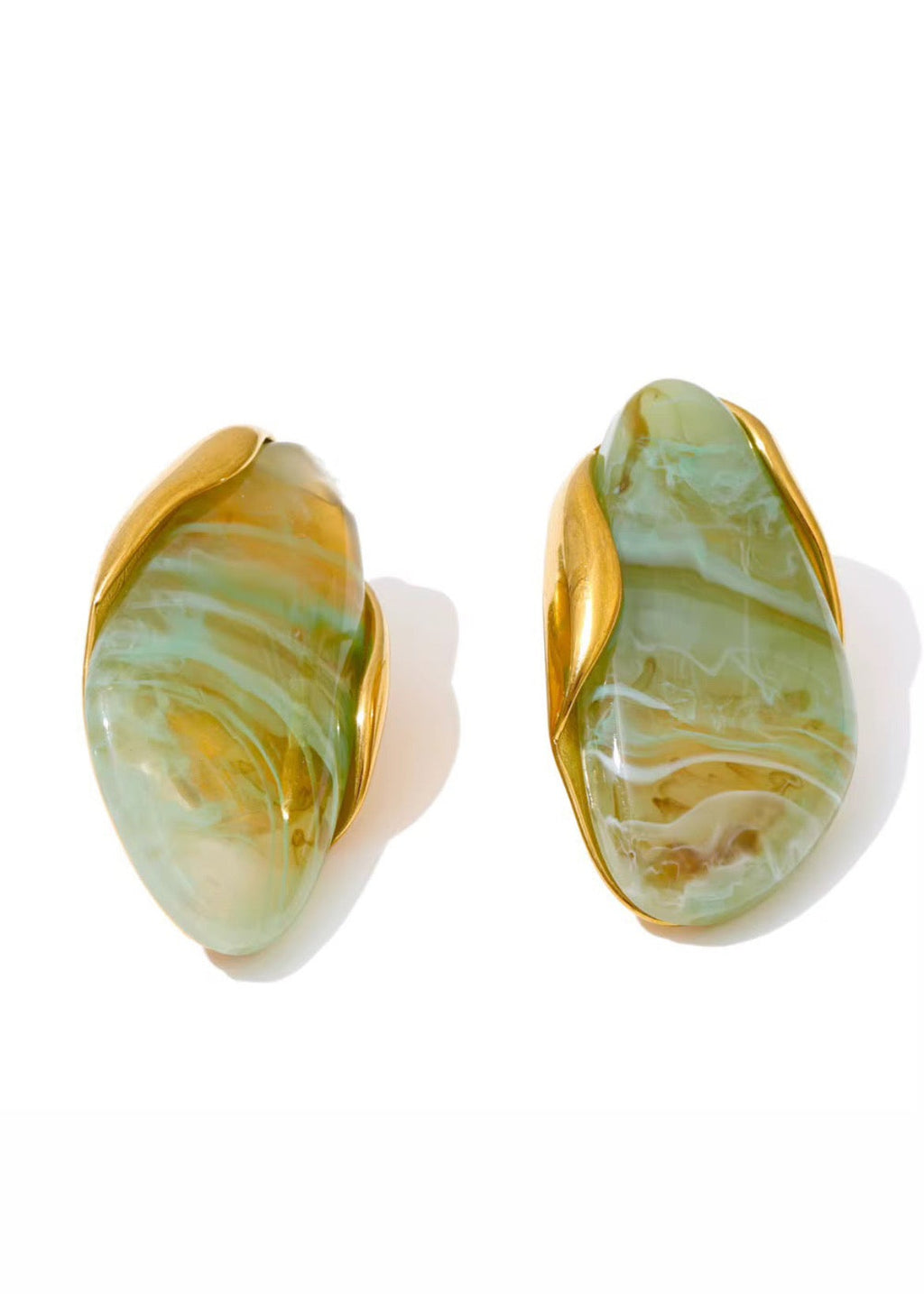 POSITANO | 18K Resin earrings