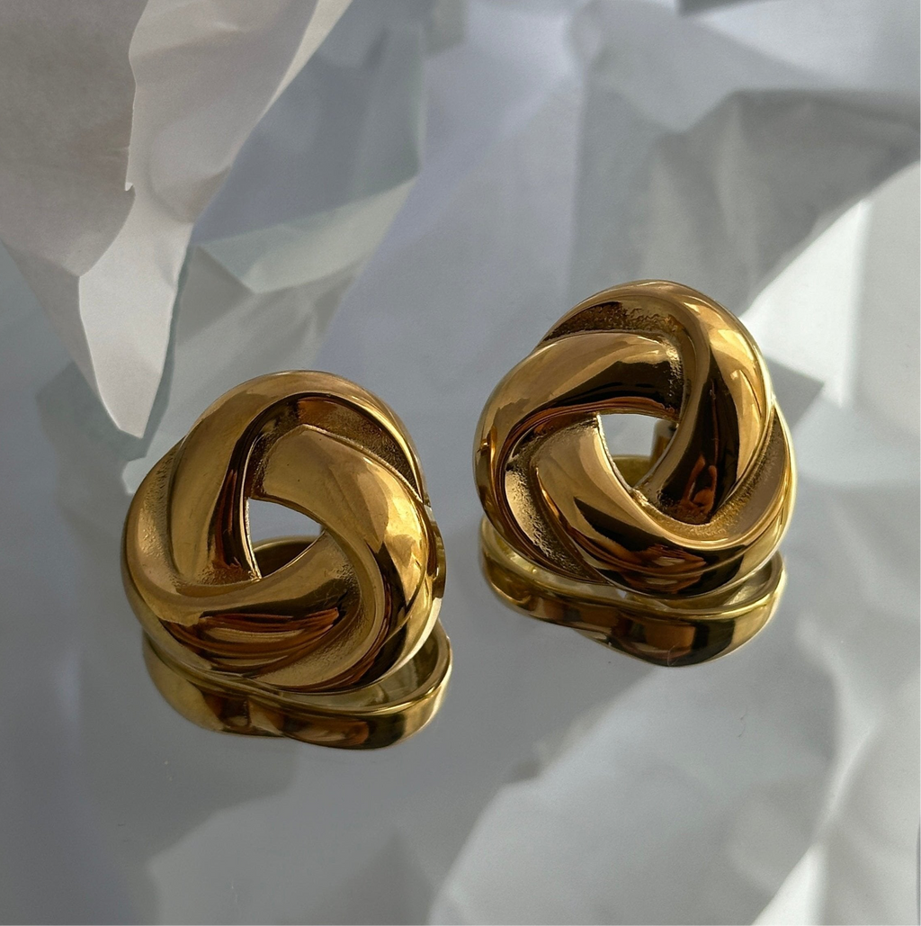 KLUM | 18K gold plated earrings