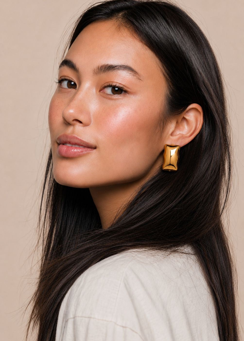 THATCHER | 18K gold plated earrings