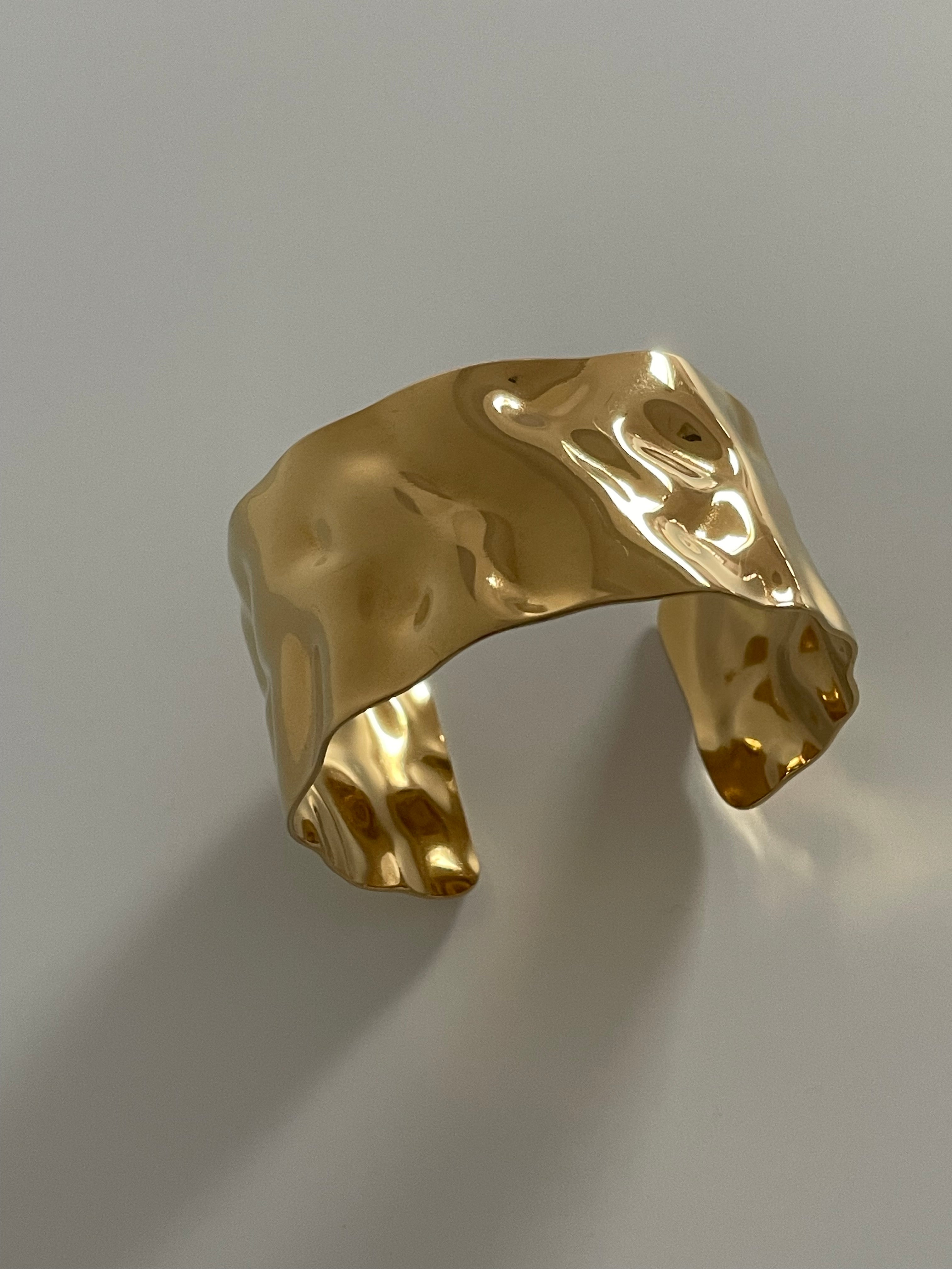 BARTON | 18K gold plated cuff