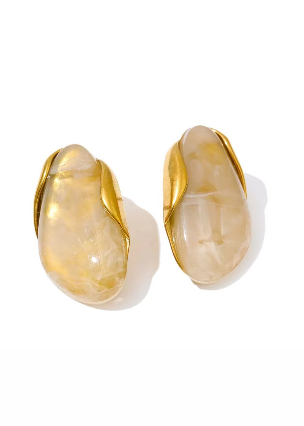 POSITANO | 18K Resin earrings