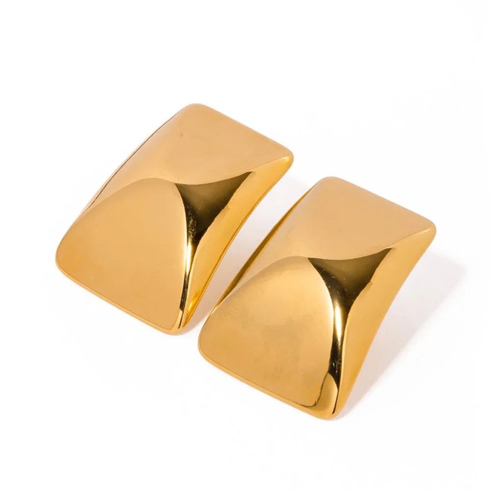 DIANA | 18K gold plated earrings