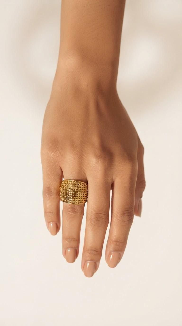 BRONTE |  18K gold plated ring