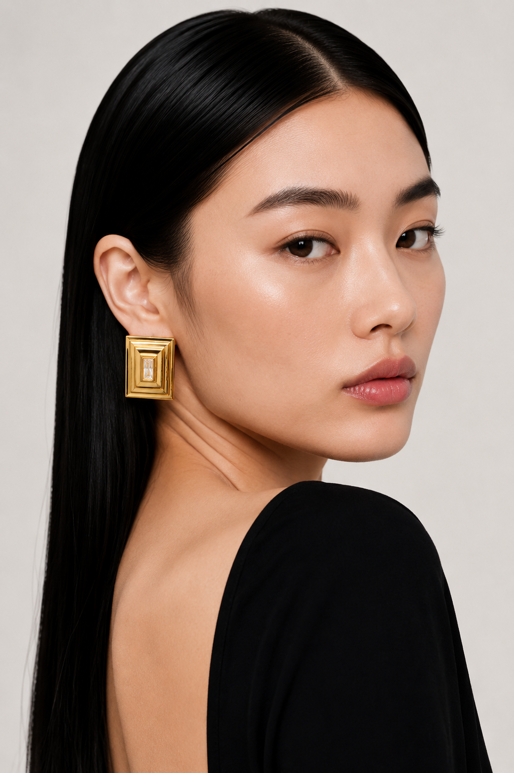 HAUTÉ | 18K gold plated earrings