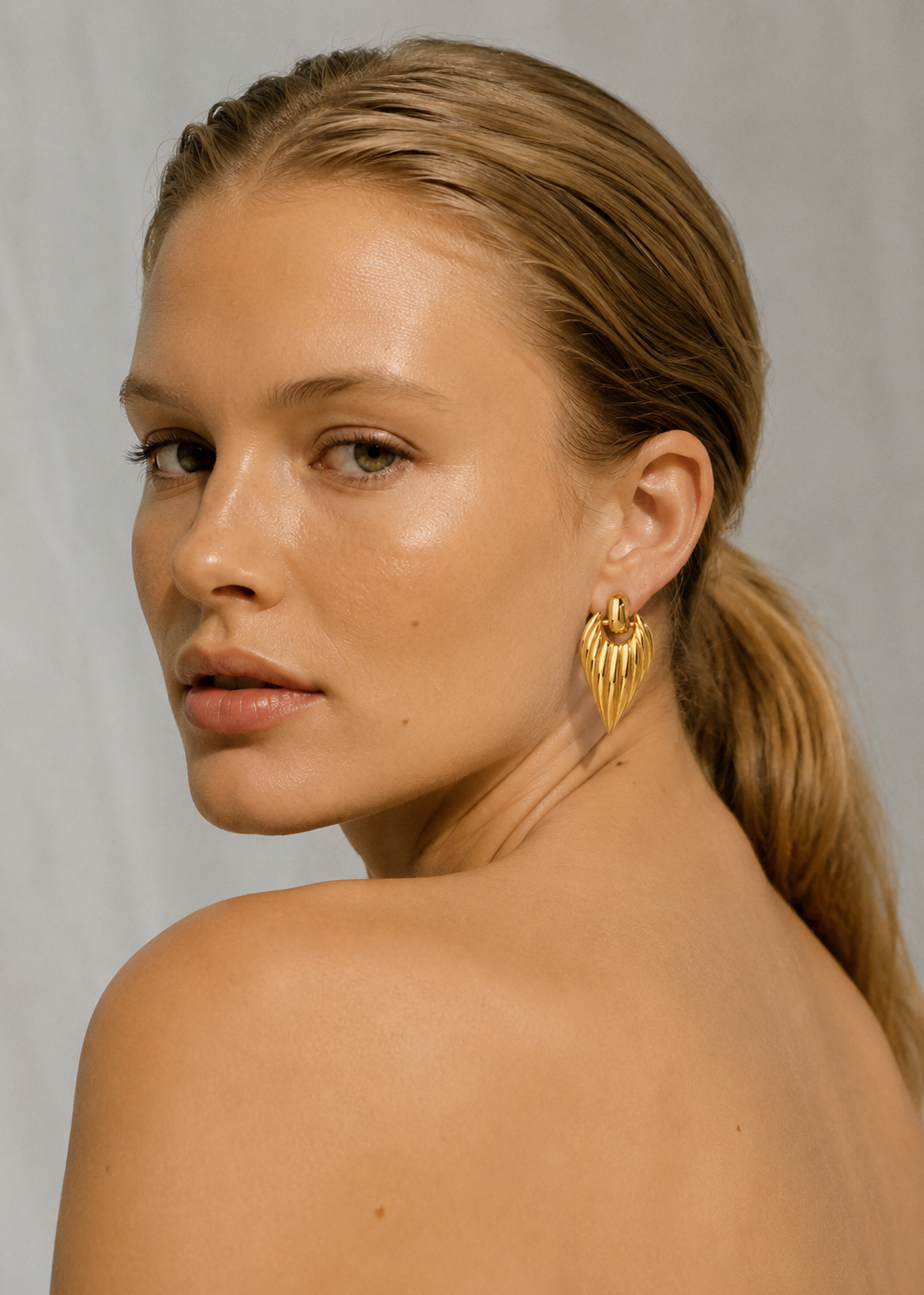 COVINGTON | 18K gold plated earrings