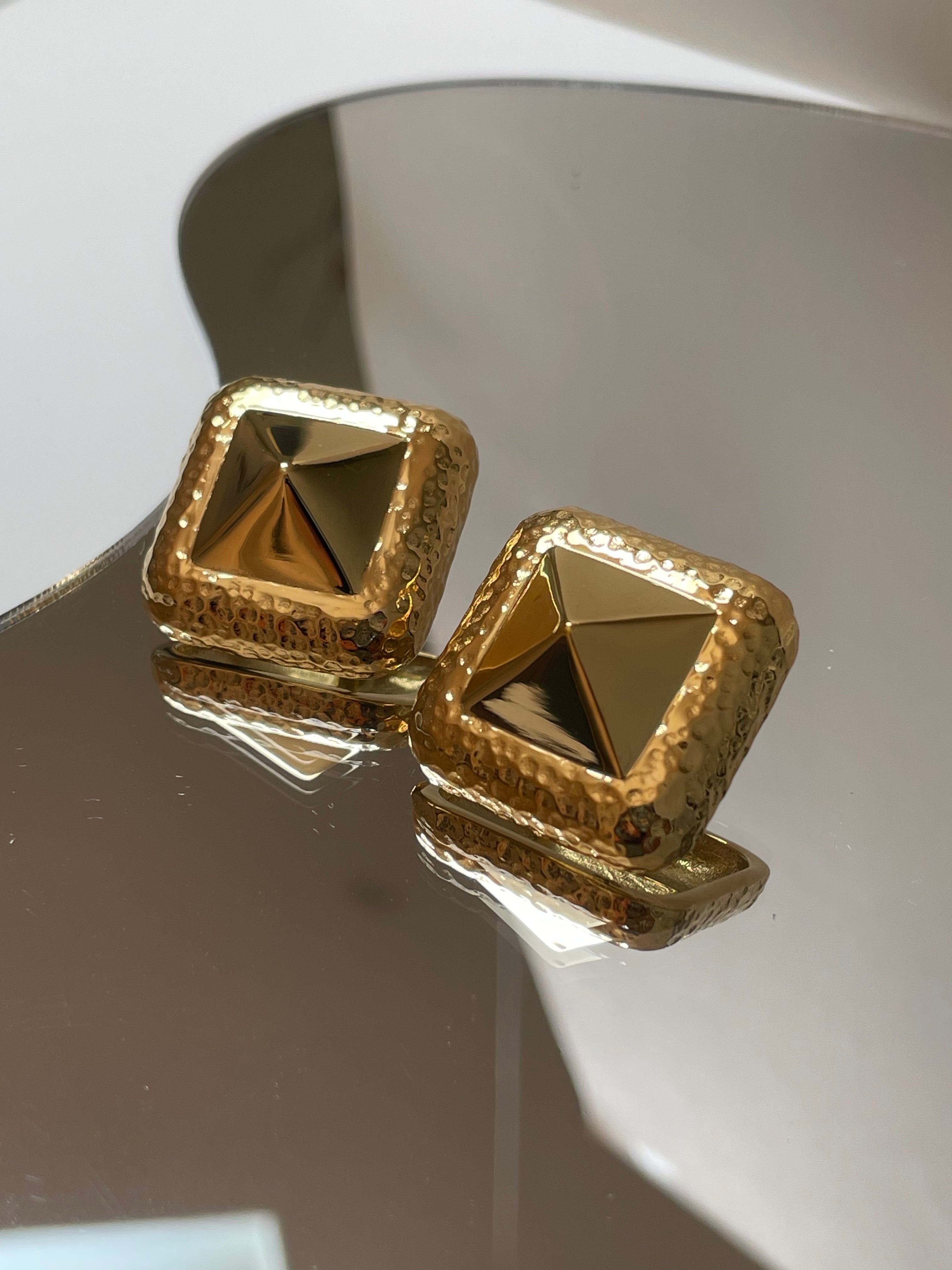 AUSTEN | 18K gold plated earrings