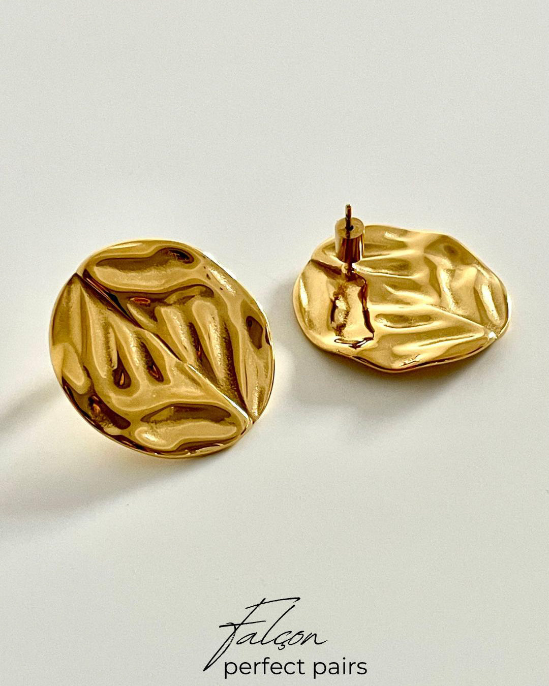 FALÇON | 18k gold plated earrings