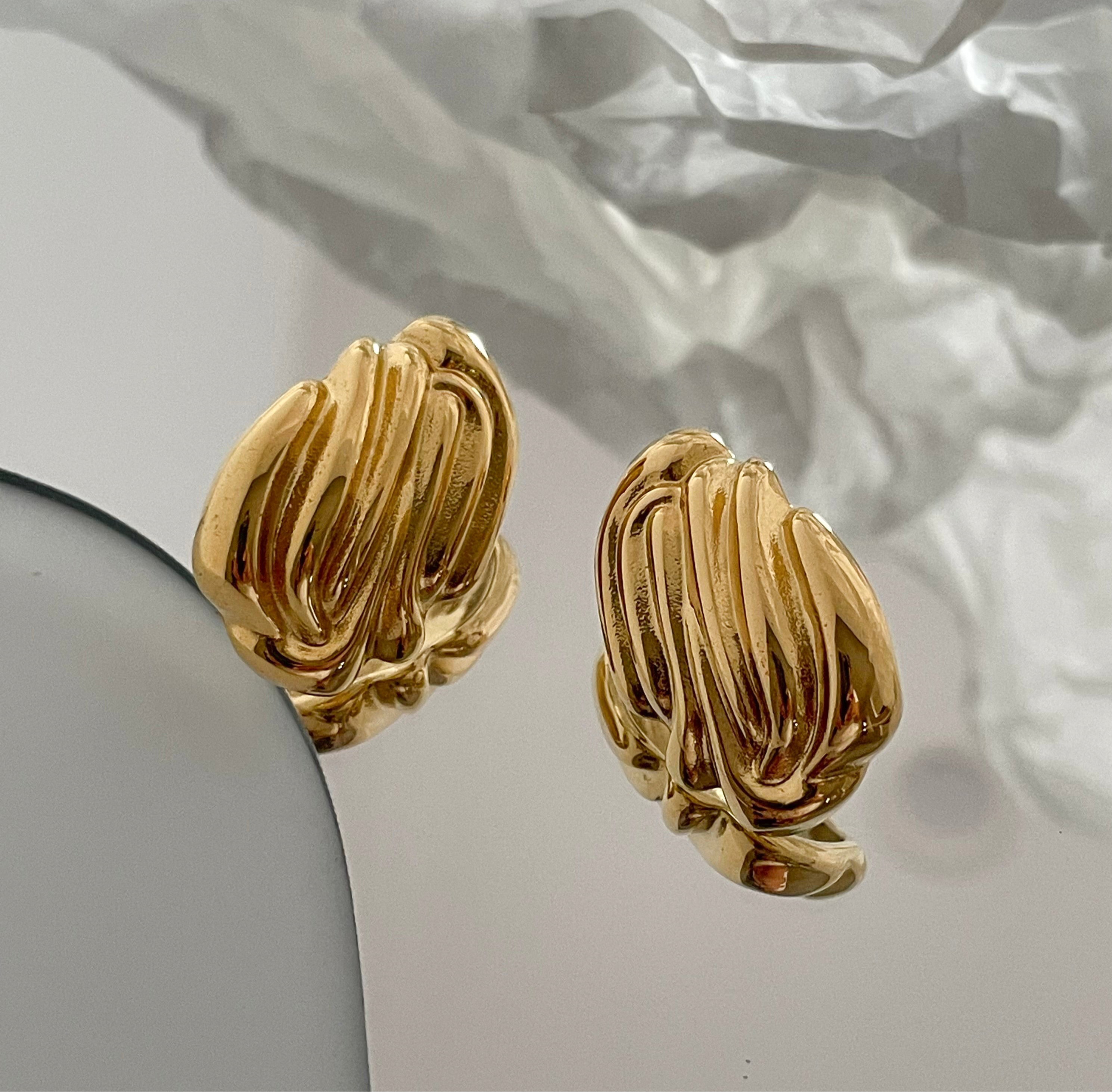 SCHIFFER | 18K gold plated earrings
