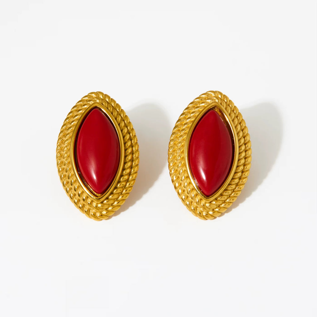 VOGUE | 18K  gold plated earrings