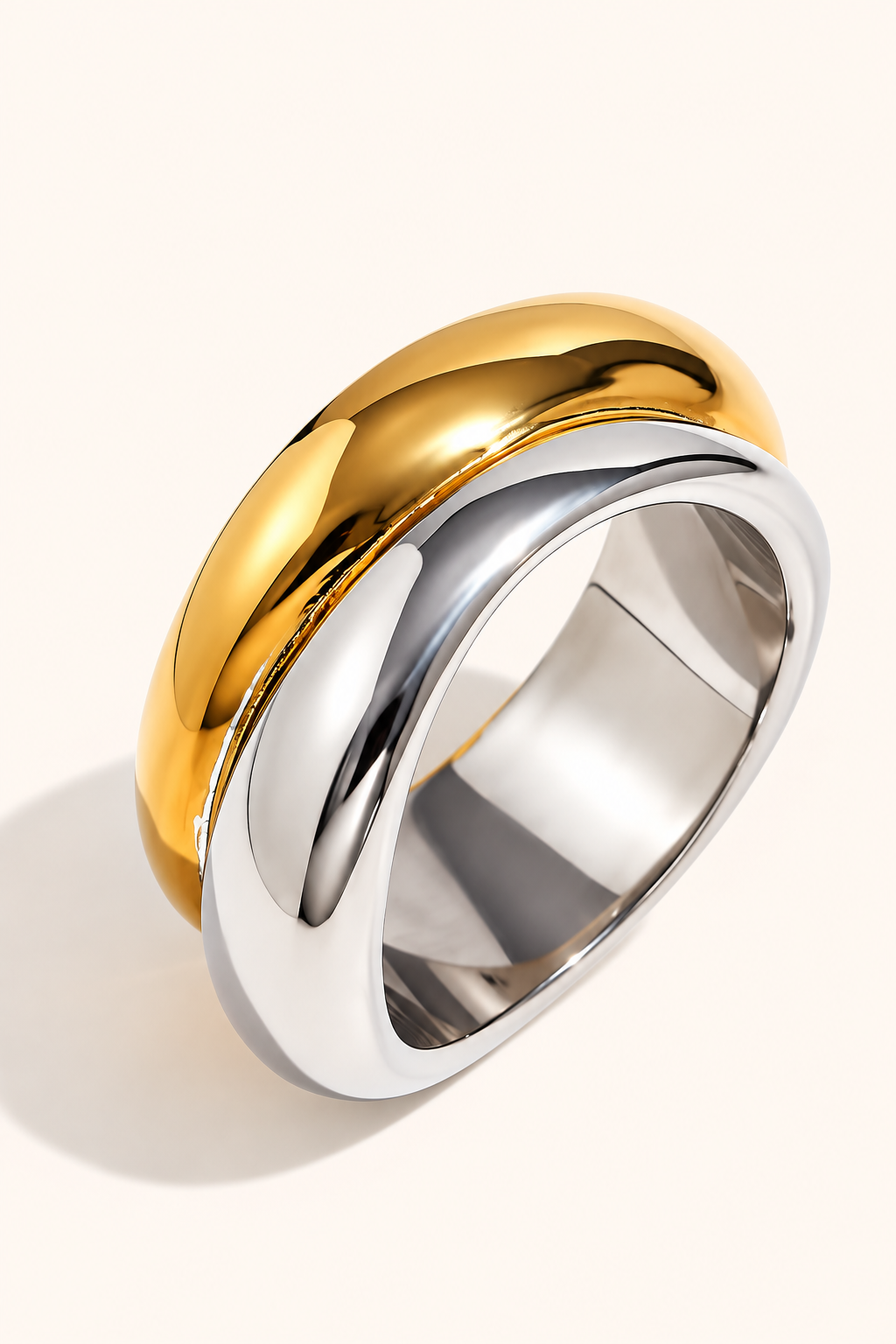KLOSS |  18K two-toned gold plated ring