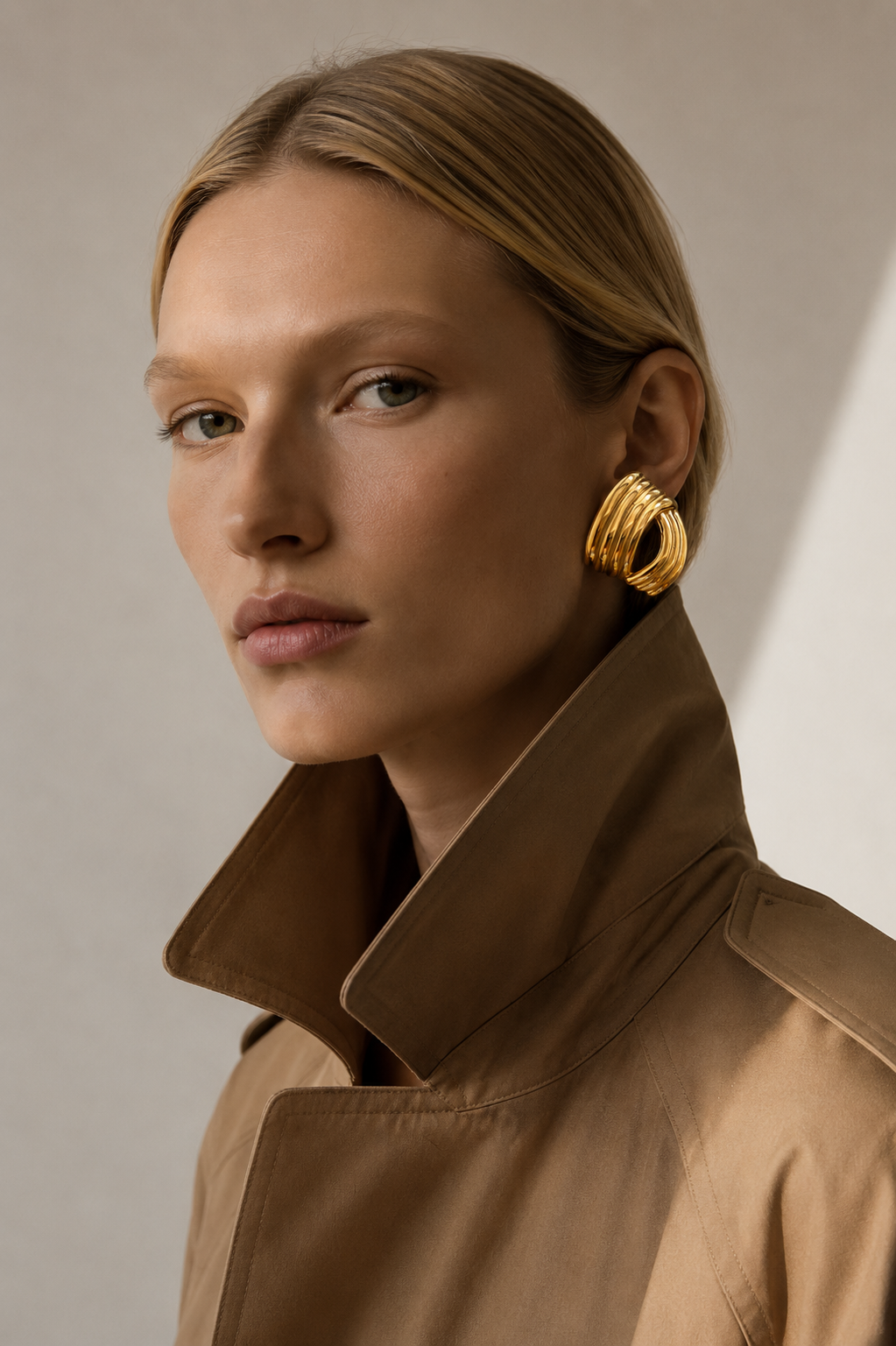 CLAUDE | 18K gold plated earrings