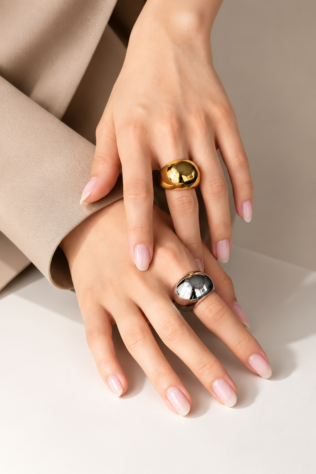 AMBROSIO |  18K gold plated ring