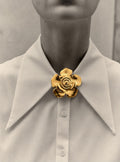 IRISES IN BLOOM | 18k gold plated brooch