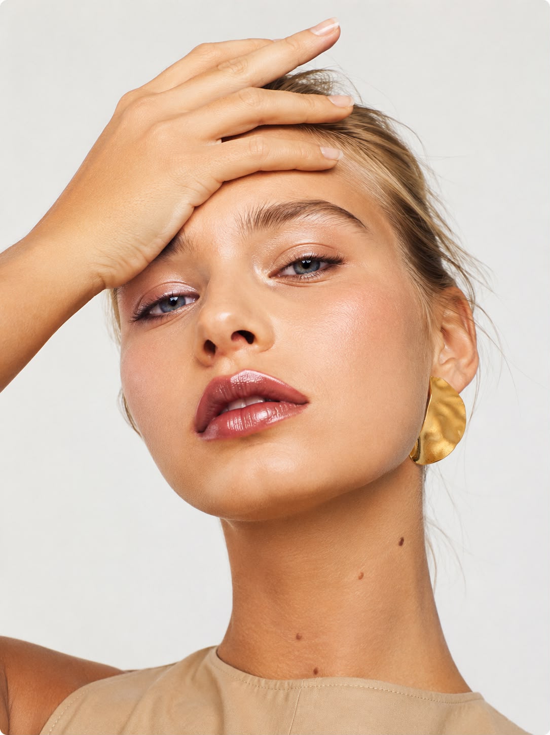 NEWPORT | 18K gold plated earrings