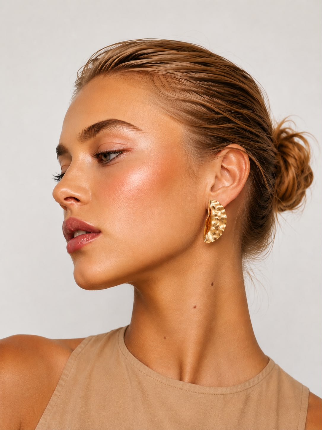 NEWPORT | 18K gold plated earrings